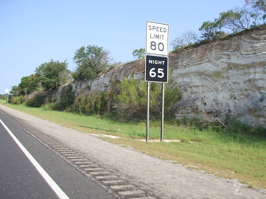 80mph sign