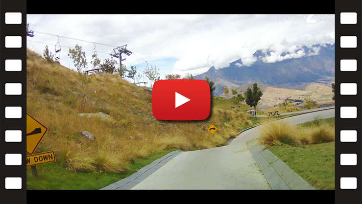 Skyline Queenstown, NZ Luge Advanced Track