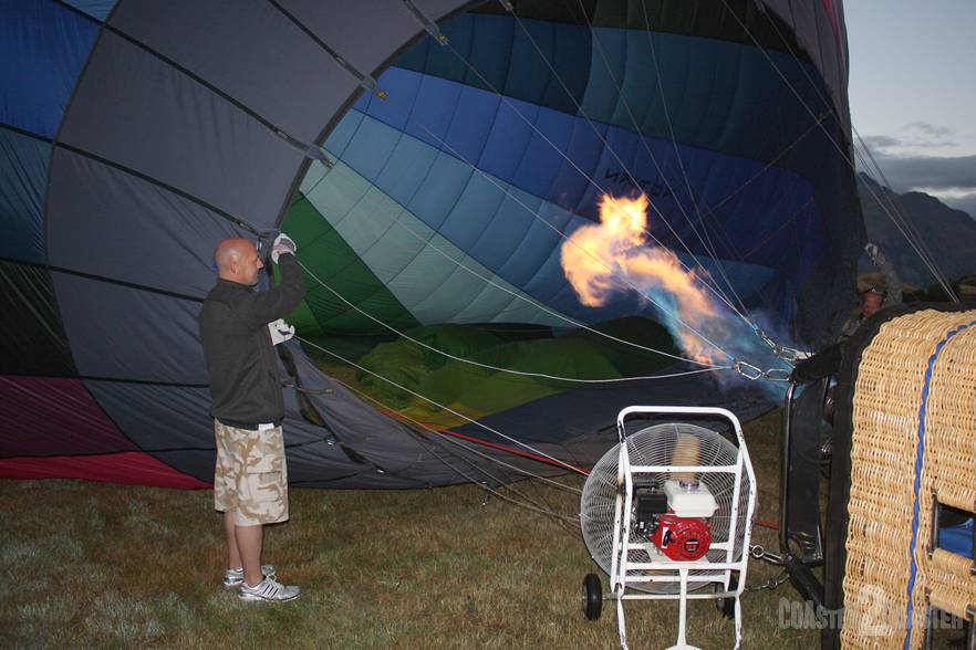 Sunrise Balloon Flight, Queenstown, New Zealand
