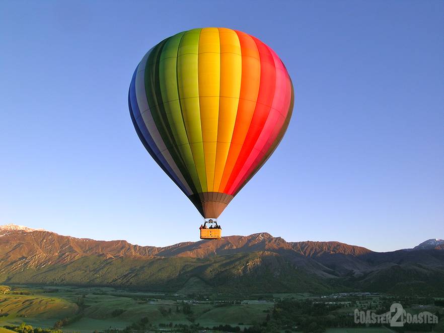 Sunrise Balloon Flight, Queenstown, New Zealand