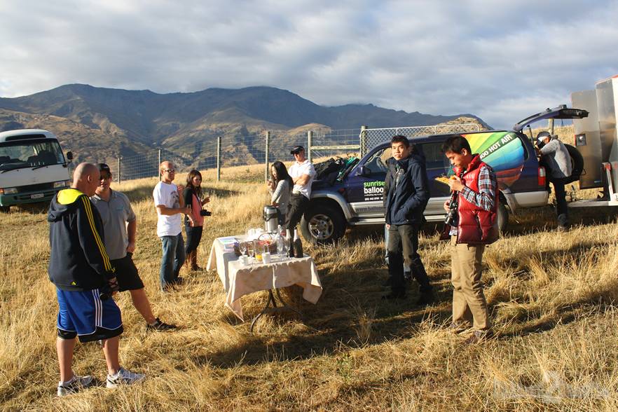 Sunrise Balloon Flight, Queenstown, New Zealand